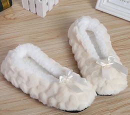 Slippers Fluffy Female Floor Slipper Women's Winter Shoes Thick Faux Fur Plush Anti-Skid Grip Sole Cute Funny Indoor Home House Shoes