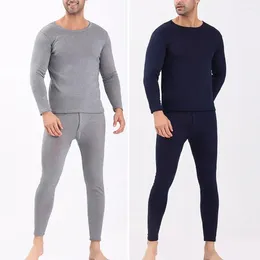 Men's Thermal Underwear Winter Men Long Johns Sets Fleece Keep Warm Heating Thick Thermo