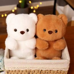 Plush Dolls 25cm Kawaii Little Bear Doll Toys Cute Stuffed Animals Soft Baby Soothing Sleeping Pillows Gifts for Kids Girls 231012