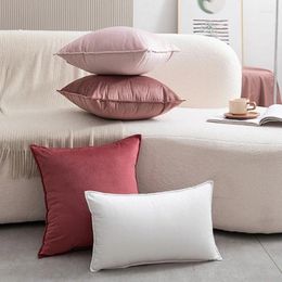 Pillow Sofa Rectangle S Pillows Covers Velvet Hugging Living Room Chair Aesthetic Nordic Cojines Home Decorations