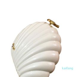 Christmas Gift Handbag Elegant White Pearl Shell Shoulder Bag Evening Bag