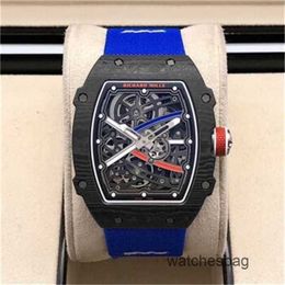 Watch Carbon Tourbillon Rm6702 Steel with Logo Original Box Automatic Mechanical Swiss Series Light French Limited Edition