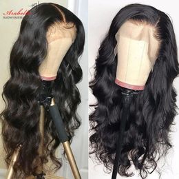 Lace Wigs Wigs Human hair Lace Front Wig 100% Human Hair Wigs Arabella Body Wave Wig 13x4 13x6 Transparent Closure Brazilian Human Hair 231012