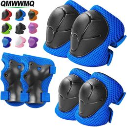 Elbow Knee Pads Kids Knee Pads Elbow Pads Ages 3-7 Toddler Boy Girls Kid 6 in 1 Protective Gear Safety Set with Wrist Guard for Skating Cycling 231012