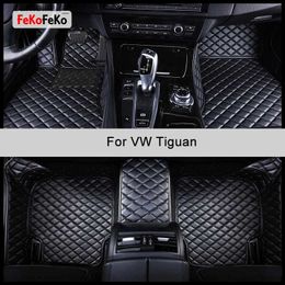 Floor Mats Carpets FeKoFeKo Custom Car Floor Mats For VW Tiguan Auto Accessories Foot Carpet Q231012