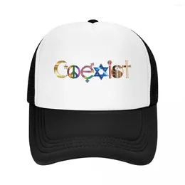 Ball Caps Coexist Baseball Cap Hat Big Size Women Hats Men'S