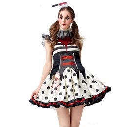 Cosplay Women S Bloody Horror Clown Zombies Costume Halloween Party Cosplay Fancy Dresscosplay