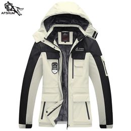 Men's Down Parkas Winter Jacket men parka 6XL 7XL 8XL jacket Mens Plus velvet thickening Hooded coats ski suit men's casual warm jackets coat 898 231011