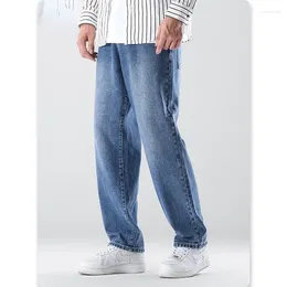 Men's Jeans Fashion Loose Straight Casual Wide Leg Pants Cowboy Male Streetwear Japanese Hip Hop Trousers Plus Size Clothes