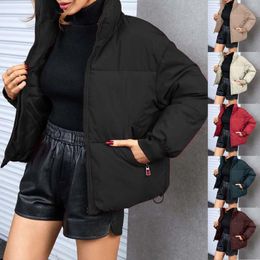 Women's Jackets Lightweight Winter Jacket Cropped Packable Quilted Girl Warm Coat Womens Hooded Down Insulated For Women