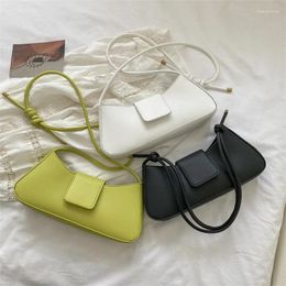 Evening Bags Fashion Luxury Simple Small PU Leather Underarm Crossbody Side Bag Women Summer Shoulder Handbag And Purses