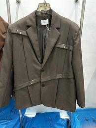 Men's Suits TD9011 Fashion Coats & Jackets 2023 Runway Semi-sheer Jacquard Mesh Chinese Lace-up Summer Loose Suit