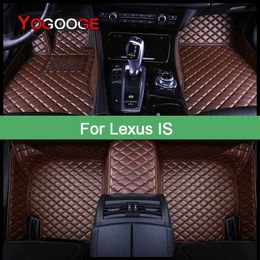 Floor Mats Carpets YOGOOGE Custom Car Floor Mats For Lexus IS 250 350 300 200t IS-C IS-F Foot Coche Accessories Auto Carpets Q231012