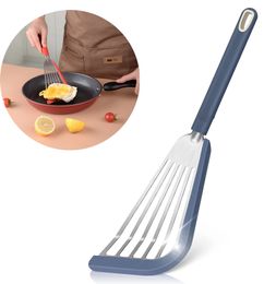 Nonstick Fish Spatula Silicone Fish Spatulas Turner for Nonstick Cookware,High Heat Resistant BPA Free Kitchen Cooking Utensils for Fish,Eggs,Pancakes