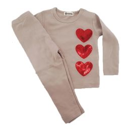 Pyjamas Soft Children Boutique Star outfits Kids Cotton Toppants 2piece Clothing Boys Family Pyjamas Toddler Girls Spring Clothes Set 231012