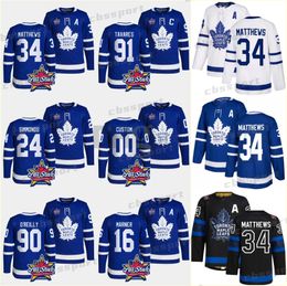 Gaoxin 34 Auston Matthews Maple Leafs 2024 All-star Jersey Ryan Reaves Mitchell Marner Tavares Morgan Rielly William Nylander Tyler Bertuzzi John