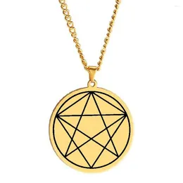 Pendant Necklaces Merkaba Sacred Geometry Spiritual The Hexagram Symbol Of Hope And Courage Talisman Laser Cut Stainless Steel Necklace