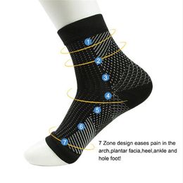 Comfort Foot Anti Fatigue Socks Women Compression Sleeve Elastic Men's Relieve Swell Ankle Sokken280U