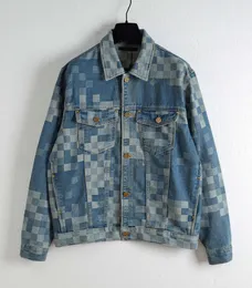 2023 New Men's Plaid Denim Jacket and Jeans EUROSIZE s to xl