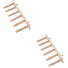 Cat Furniture Scratchers 2 Pack Cat Wall Steps Wall Mounted Cat Furniture Wall Stairs Cat Wall Platform Cat Stand Wood Cat Perch Wooden Cat Wall Shelves 231011