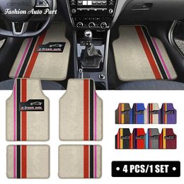 Floor Mats Carpets 4pcs Car Floor Mats For Nissan Altima Frontier Leaf Murano Universal Front Rear Full Set Auto Rugs Carpet Accessories Interior Q231012