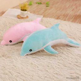 Christmas Toy Supplies New Arrive 30cm Cute Soft Pink Dolphin Plush Toy Marine Animals Stuffed Toys Children's Toys Sofa Cushion Home Decor Gift R231012