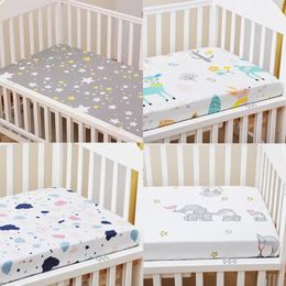 Bedding Sets Baby Bed Pure Cotton Fitted Sheet Mother and Supplies Cartoon Cover Set 231012