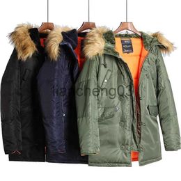 Men's Down Parkas 2023 Military Plus Size Fur Hood Long Waterproof Windproof Alaska New Winter Parka Thick Men Outwear Jacket Coat Large Size J231012