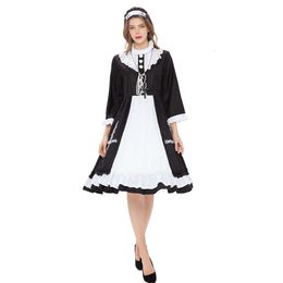 Cosplay New Sexy Sweet Lolita Dress Maid Costume Anime Cosplay Uniform Plus Halloween Costumes For Women Nuns Cosplaycosplay