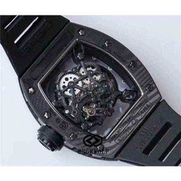 Luxury Watch Man Carbon Date Fibre Rm055 Machine Series tourb