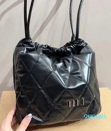 Dermis/Women Luxury Brand Bag Single Shoulder Underarm Tote Bag Versatile Pure Leather Lacquer Skin Shiny Bread