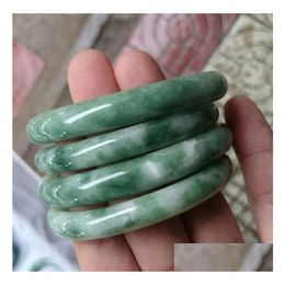 Bangle 56-60Mm Wholesale A Grade Pure Natural Jade Bangle Bracelet Jade-Bracelet Jewelry Bracelets Dhhvx