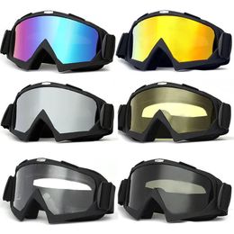 Outdoor Eyewear Dirt Motorcycle Goggles Helmets bike Glasses Cycling Moto Skiing Windproof Sandproof UV Protection Sunglasses 231012