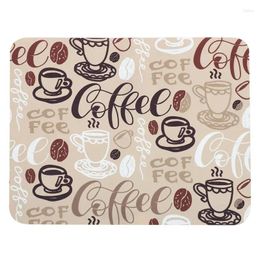 Party Favour Coffee Maker Mat Bar Countertops Machine Absorbent Pad Nonslip