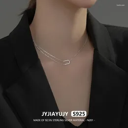 Chains JYJIAYUJY Whole Original Sterling Silver S925 Necklace U Letter In Stock High Quality Fashion Jewellery Gift Daily Use N201