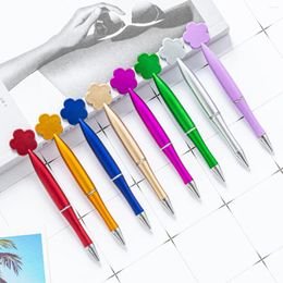 Pcs Wholesale Flower Shaped Plastic Ballpoint Pen Student Stationery Gift School Kawaii