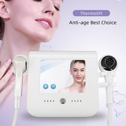 Face Treatment Anti-aging Salon Radio Frequency + Cooling Vacuum 2 in 1 Wrinkle Reduce Skin Tighten Face Lift Thermal Beauty Equipment