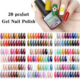 Nail Polish Clou Beaute 20pcslot UV LED Gel Lacquer vernis semi permanent Set lakiery hybrydowe gel uv para unhas Gellak 231012