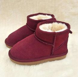 Hot sell Brand Children Girls Boots Shoes Winter Warm Toddler Boys Kids Snow Children's Plush shoes 222