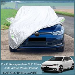 Car Cover Rain Frost Snow Dust Waterproof For Volkswagen Artoen Shooting Brake Golf Jetta A7 Passat Polo Virtus Hatchback Sedan