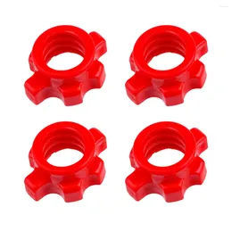 Dumbbells 4 Pcs Dumbbell Bar Nut Barbell Fixing Accessories Home Gym Equipment Collar Exercise Handles Plate Fitness Supplies