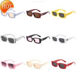 Sunglasses Luxury Fashion Offs White Frames Style Square Brand Men Women Sunglass Arrow x Frame Eyewear Trend Sun Glasses Bright74SQ