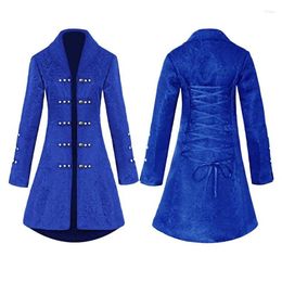 Women's Trench Coats Coat Gothic Windbreaker Steampunk For Women Victorian Clothing Winter Jacket Outerwears Overcoat