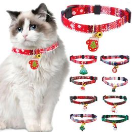 Dog Collars Supplies Kitten Bell Neck 2024 Pet Breakaway Collar Accessories Cat Christmas With Strap Adjustable Sequin