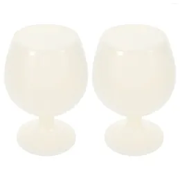 Wine Glasses 2 Pcs Silicone Home Supply Vintage Water Household Silica Gel Cup Beer Mug