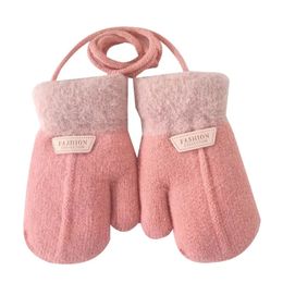 Childrens mittens dziecięce rękawiczki zimowe chłopcy i dziewczęta Unisex ciepłe rękawice rękawiczki uniwersalne 231013