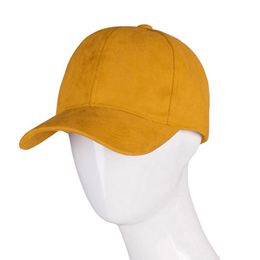 2021 New Fashion Solid Plain Suede Baseball Cap 6 Panel Dad Hat Outdoor Sun Protection Hat for Men Women249o