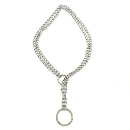 Women Bdsm Bondage Necklaces Double Chain Necklace Gothic Halskette Cool Collares Rapper Choker Punk Kolye Handmade Jewellery Chains292q