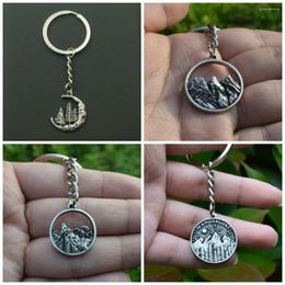 Keychains Range Mountain Pines Sun Keychain For Women And Men Or Fashion Jewellery