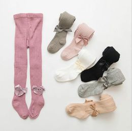 Kids Socks Girl Winter Bowknot Tights Cotton Baby Pantyhose spring autumn rabbit baby socks pantyhose childrens pants Leg Warmers 231013